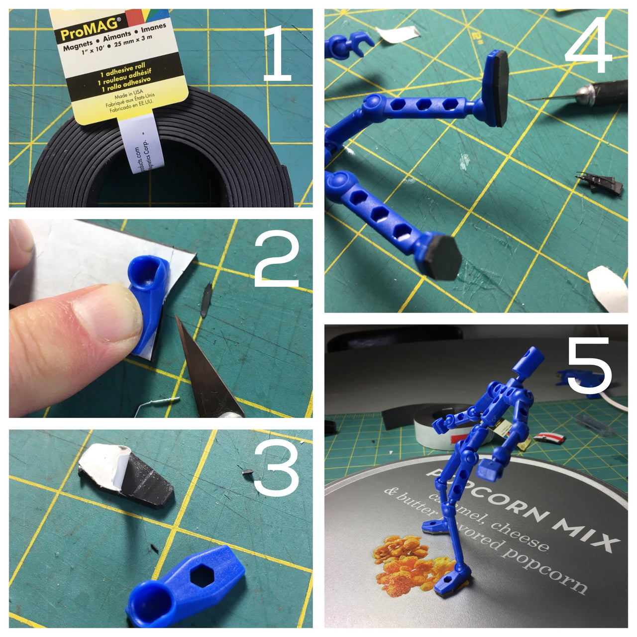 Make your own ModiBot Magnetic feet!