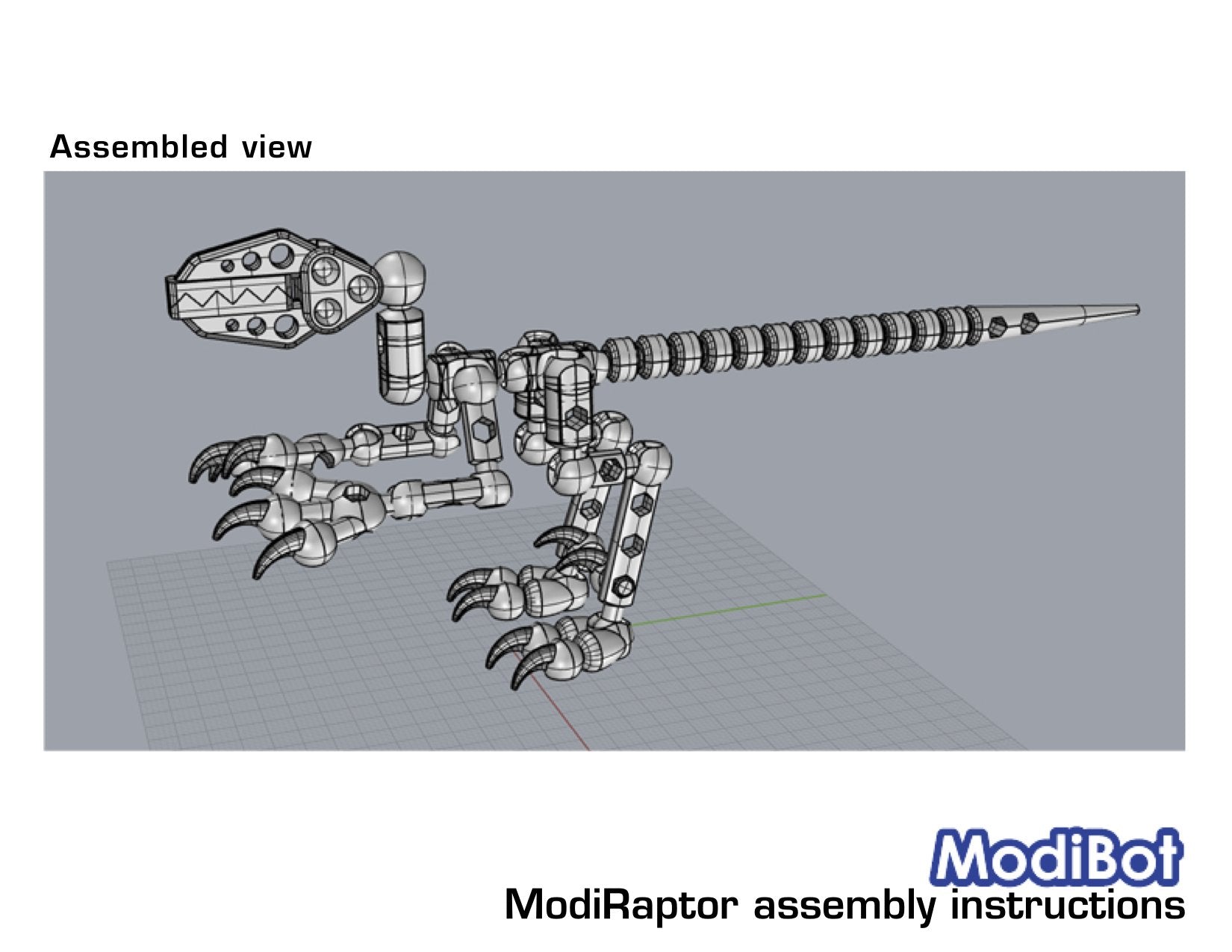 ModiRaptor Assembly Instructions – ModiBot