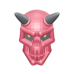Demon skull mask for ModiBot Mo head