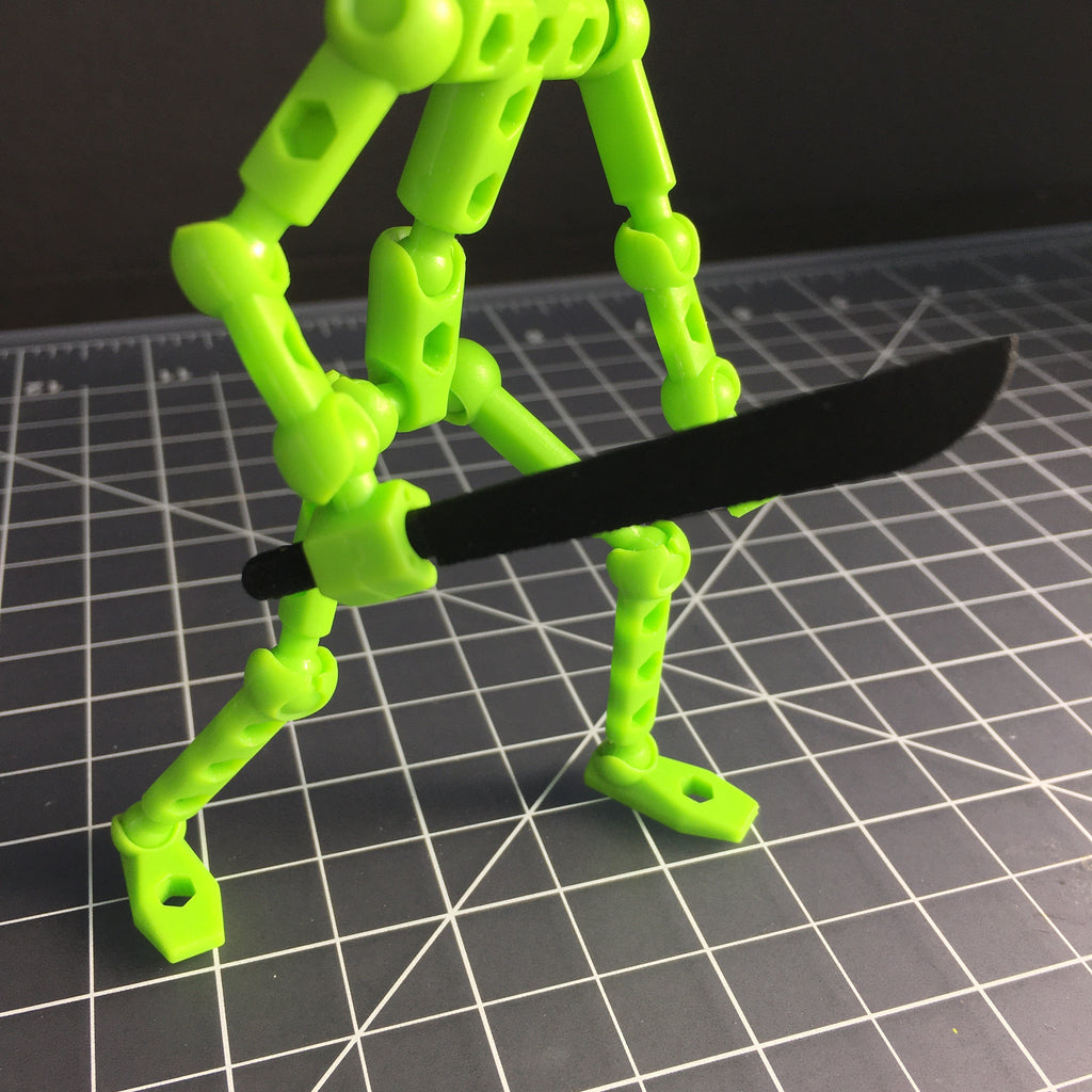 Machete for ModiBot figure kits