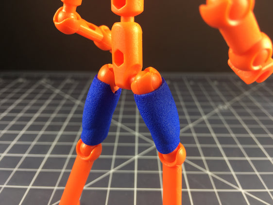 Thigh guards for ModiBot Mo figure