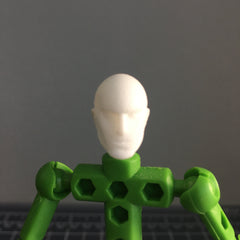 Human head for ModiBot figure kits