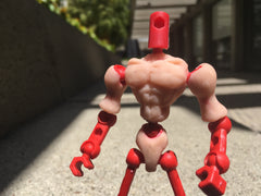 ModiBot Mo+ Figure armature for polyclay sculpting & stopmotion animation