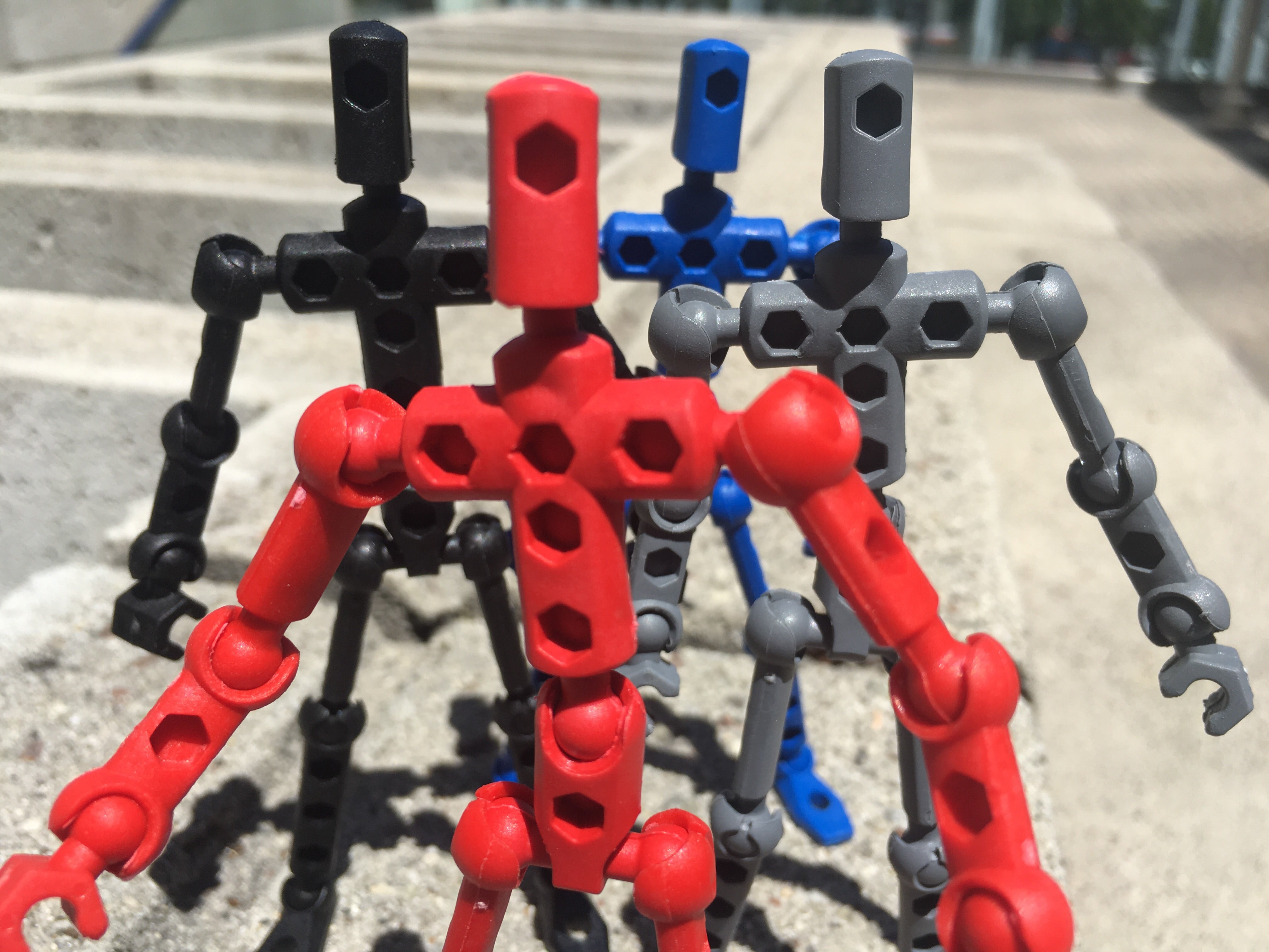 ModiBot Mo+ Figure armature for polyclay sculpting & stopmotion animation