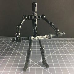 Chained nunchuks for ModiBot figure kits
