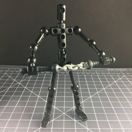 Chained nunchuks for ModiBot figure kits