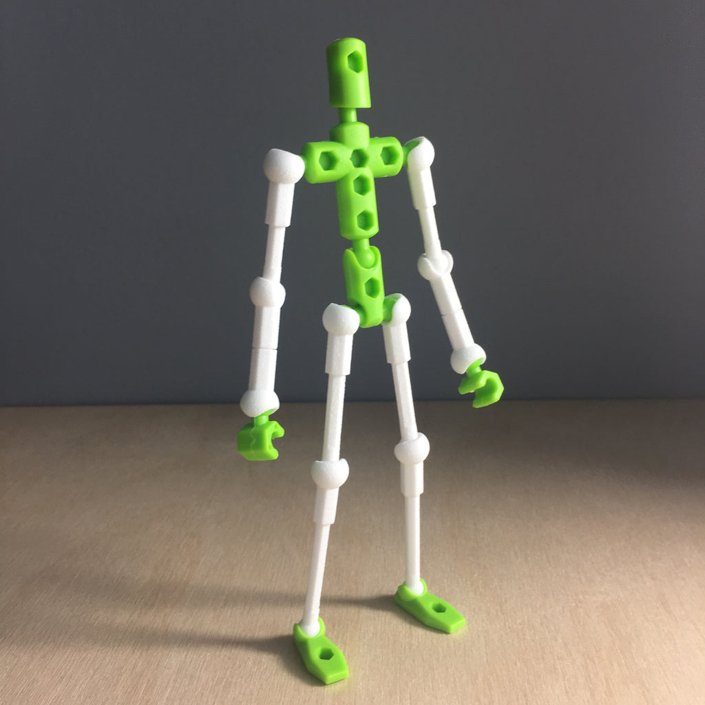 Adjustable arm/leg figure for ModiBot