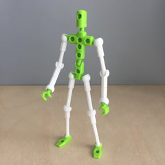 Adjustable arm/leg figure for ModiBot