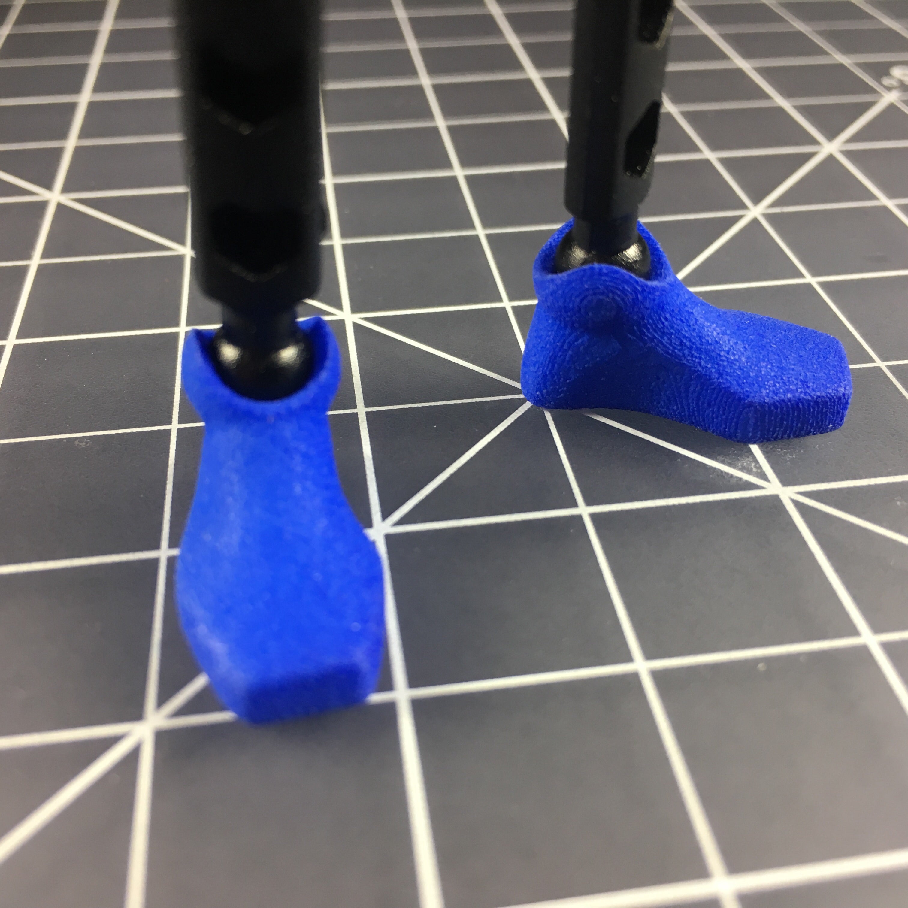 Human ExoSkin foot set for ModiBot