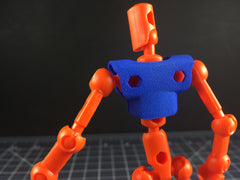 Flaired Chestplate for ModiBot Mo figure