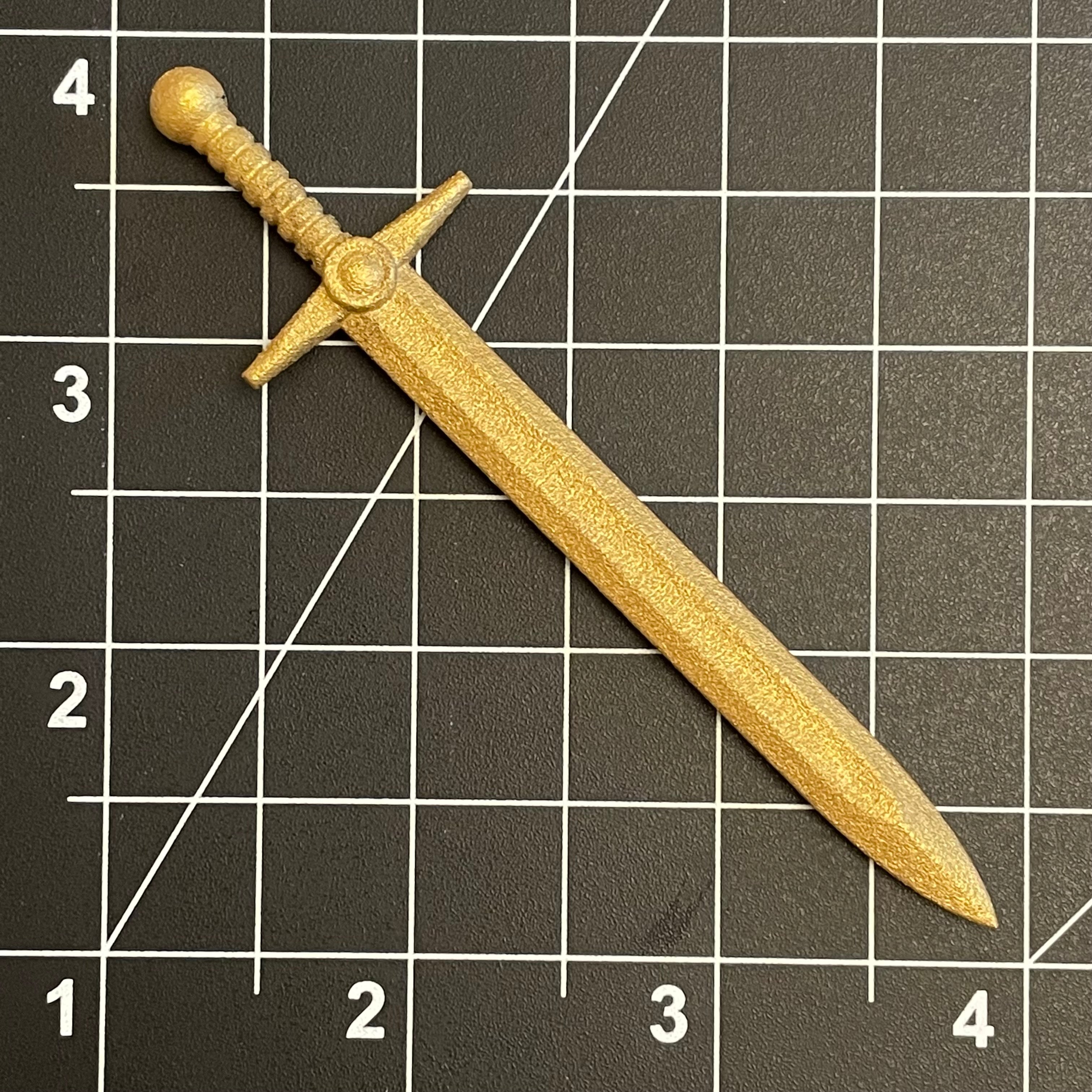 Medieval Broad Sword for ModiBot figure kits