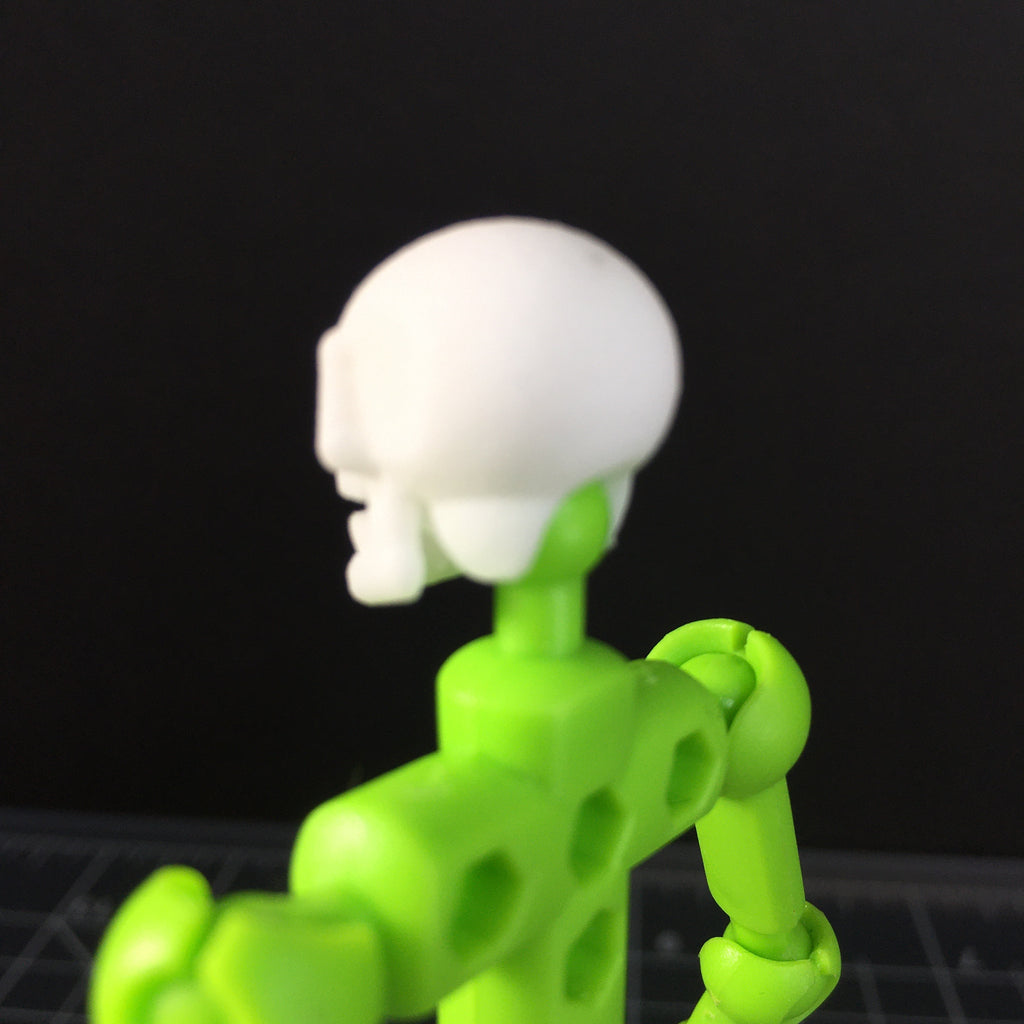 Skull character head for ModiBot figures