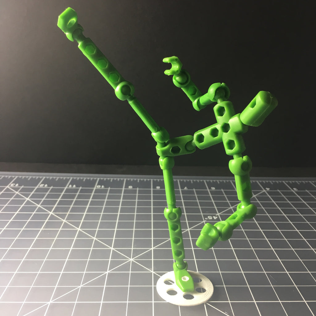 Foot stand for ModiBot figure kits